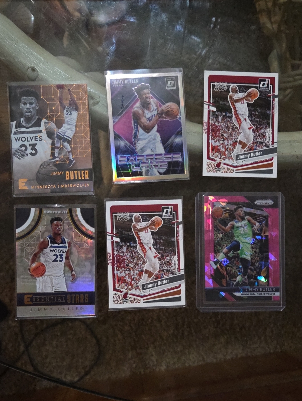 Jimmy Butler Card Lot Of 6 Panini